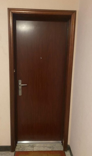 porte blindée d'appartement Fichet en tôle