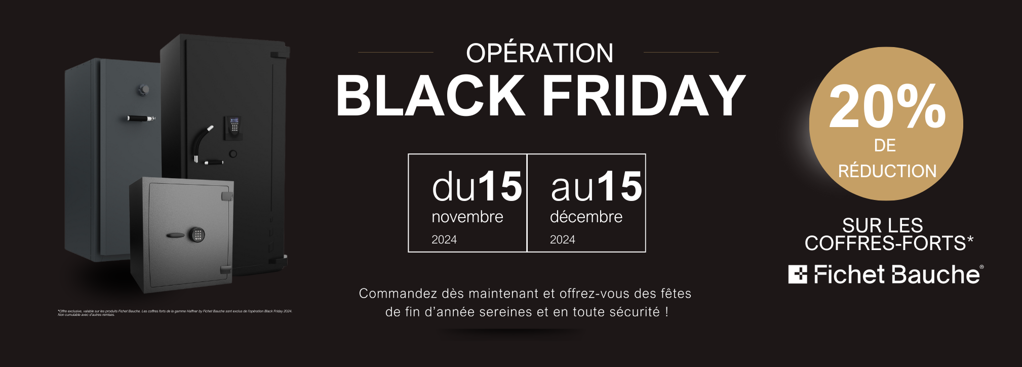 promotion black friday coffre fort